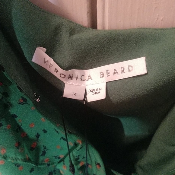 Veronica Beard Amal Floral Print Dress - Picture 5 of 13